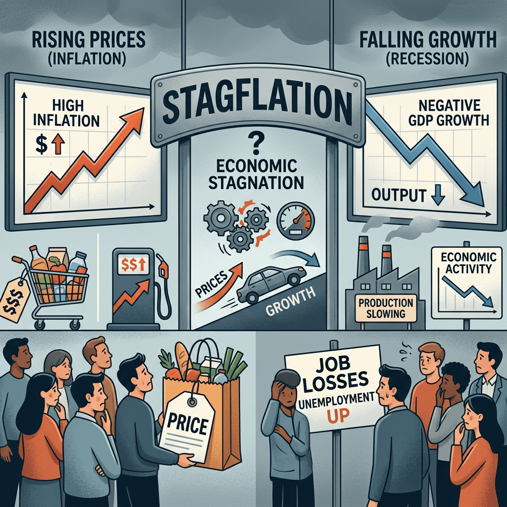 스태그플레이션 뜻 쉽게 정리｜경기침체보다 더 무서운&nbsp;이유